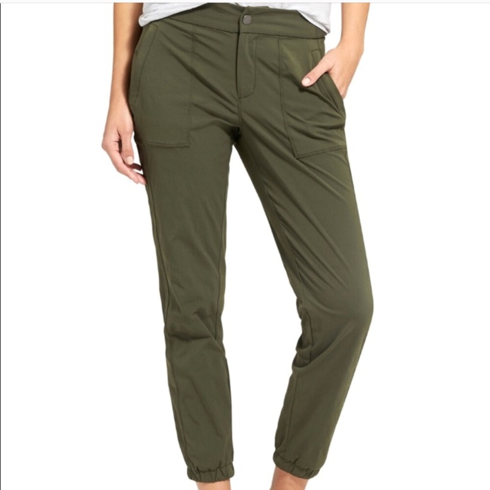 Athleta Trekkie Jogger 2.0 Olive Green